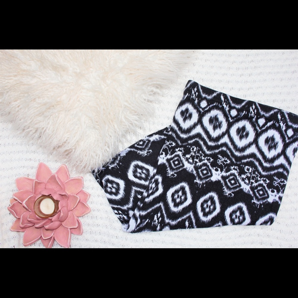 Black and white Rolla Coster Pencil Skirt